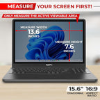 SightPro 15.6 Inch 16:9 Laptop Privacy Screen Filter - Computer Monitor Privacy Shield and Anti-Glare Protector