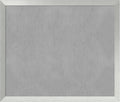 Amanti Art Silver Framed Magnetic Board 44x52 Oversize Vision Board for use with Magnets, 100% Metal Sheet to Display Items as Office Decor or for Home Organization in mudroom, Kitchen or Kids Room