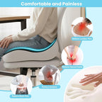OVRST Seat Cushion,Office Chair Memory Cushion, Ergonomic Design, Relieve Sciatica and Long-Term Sitting Pain, Suitable for desks, car Seats, Games, wheelchairs