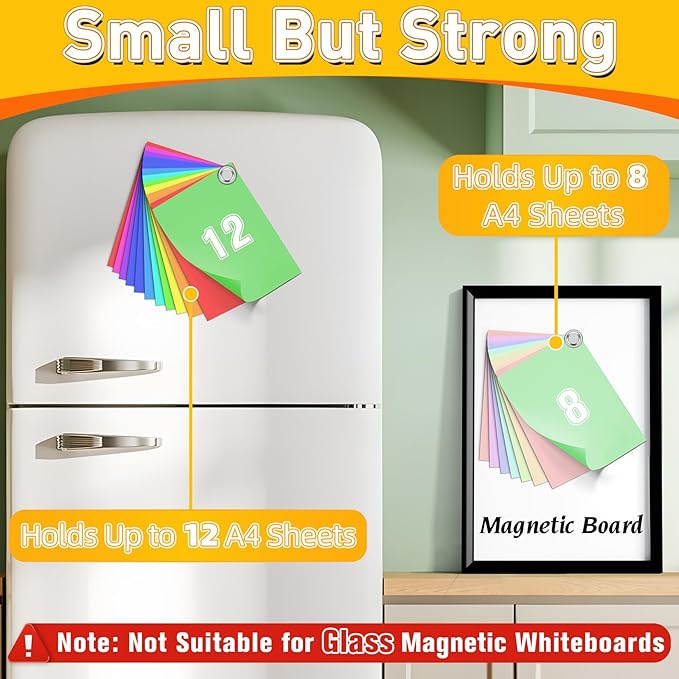 VNDUEEY 40Pcs Fridge Magnet, Refrigerator Magnets Adults, Small Strong Magnets for Whiteboard, Decorative Magnets for Kitchen, Office, School, Locker, Map, Cruise