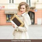 Spiral Notebook-5.75" x 8.125" College Ruled Journal with Inner Pockets and 160 Pages,PU Leather Cover Business Journal, Twin-Wire Binding Notebook Perfect for Office & Home School Supplies Coffee