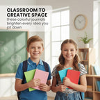 A6 Lined Journals 24 Pack – Mini Notebooks for Writing, Note Taking, or Sketching – Small Journal Bulk Set for Students, Kids, School, or Office Use – 6 Assorted Bright Colors, 4.3x5.5 Inch