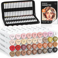 Shuttle Art 36 Colors Skin Tone&Hair Art Markers, Dual Tip Alcohol Based Marker Pen Set Contains 1 Blender 1 Carrying Case 1 Marker Pad Perfect for Kids & Adults Portrait,Comic, Anime, Manga