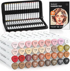 Shuttle Art 36 Colors Skin Tone&Hair Art Markers, Dual Tip Alcohol Based Marker Pen Set Contains 1 Blender 1 Carrying Case 1 Marker Pad Perfect for Kids & Adults Portrait,Comic, Anime, Manga