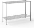 Regal Altair 18" Deep x 48" Wide x 34" Height Wire Shelving Kit | 2-Tier | NSF Commercial Storage Rack Unit