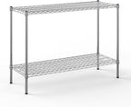 Regal Altair 18" Deep x 48" Wide x 34" Height Wire Shelving Kit | 2-Tier | NSF Commercial Storage Rack Unit