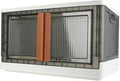 AssHMKIT Storage Bin, Cabinet with Lids, Extra Large, Useful Box, 19 Gallon (72L) Capacity, Foldable, Plastic, Underbed or Countertop Use, Home Organizer