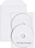 100 Clear CPP Movie Plastic Sleeves + 2 Disc Non-Woven Sleeves by StarTechDeals