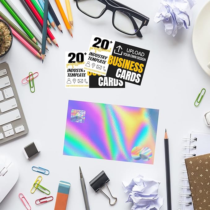 Custom Business Cards Double-Sided Personalized Stationery | Professional 300GSM Matte Paper for Small Business | 3.5x2 Inch