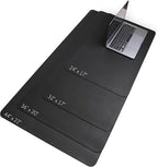 Vine Creations Leather Desk Protector, Non Slip 32" x 17" Office Desk Mat (Black)