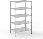Regal Altair 24" Deep x 36" Wide x 64" Height Wire Shelving Kit | 5-Tier | NSF Commercial Storage Rack Unit