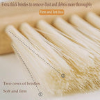 BSMstone Mini Broom and Dustpan Set Small Metal Dustpan and Brush Set Hand Whisk Broom for Home Office Desktop Sofa Pet Care Household Cleaning (PET bristles, Black)