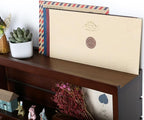 Mutsault Key Holder for Wall, Mail Organizer Wall Mounted, Luxury Walnut