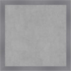 Amanti Art Grey Framed Magnetic Board 22x22 Medium Vision Board for use with Magnets, 100% Metal Sheet to Display Items as Office Decor or for Home Organization in mudroom, Kitchen or Kids Room