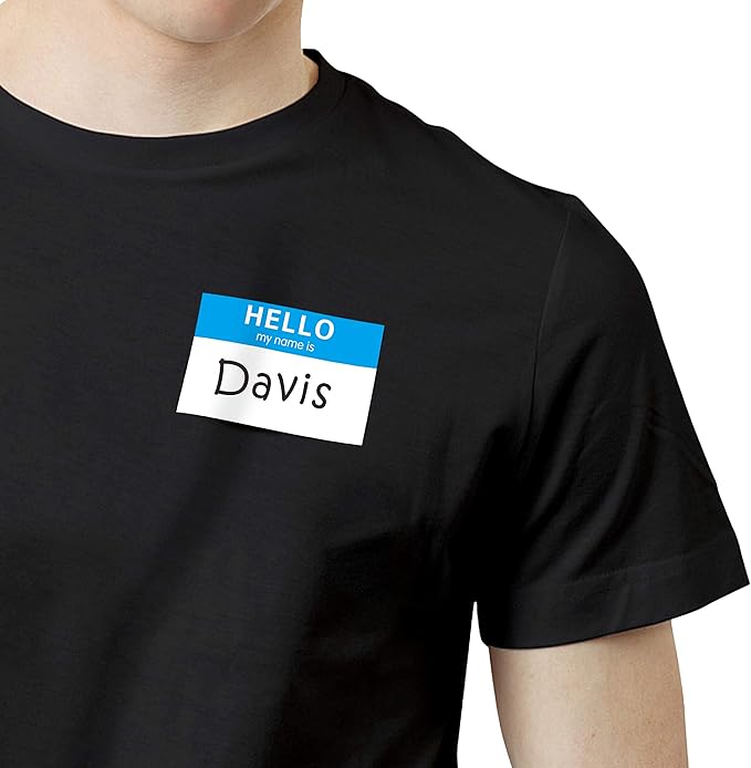 15 Colors 405 PCs Name Tag Sticker in for Themed Party School Office Home (3"x2" Each)