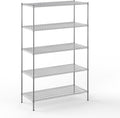 Regal Altair 24" Deep x 54" Wide x 86" Height Wire Shelving Kit | 5-Tier | NSF Commercial Storage Rack Unit