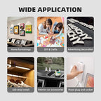 3M Double Sided Foam Tape 0.39in x 20Ft Removable No Damge Double Sided Wall Tape Heavy Duty PE Foam Mounting Tape Waterproof for Hanging Pictures, Poster, Home Decor, Signs, DIY