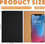 Mimorou 100 Pcs Journals Notebooks Bulk - Kraft Softcover A5 Small Notebooks 5.5 Inch x 8.3 Inch Notepads with 60 Page 30 Sheet for Writing Sketch Travel Office Supplies(Black, Brown,Lined)