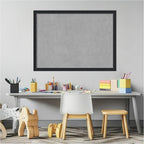 Amanti Art Black Framed Magnetic Board 22x30 Medium Vision Board for use with Magnets, 100% Metal Sheet to Display Items as Office Decor or for Home Organization in mudroom, Kitchen or Kids Room