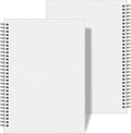 AHGXG Dotted Journal Spiral Notebook (2-Pack), Bullet Dot Grid Journal Large B5 with Transparent Hardcover, Wirebound Notebook 100GSM Dotted Paper, for Bullet Journaling, 7.3"X 10"