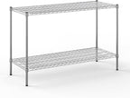 Regal Altair 21" Deep x 54" Wide x 34" Height Wire Shelving Kit | 2-Tier | NSF Commercial Storage Rack Unit