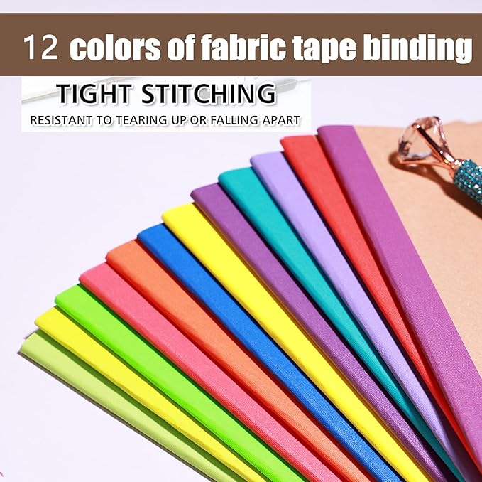 Zegrox A5 Notebook Bulk, 48 pack Kraft Cover College ruled Travel Journals with Pastel Color Spine for Students Office, 60 Lined Pages, 8.3”x 5.5”