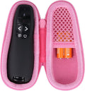 co2CREA Hard Case Replacement for Logitech Wireless Presenter R400 Presentation Remote Clicker Pointer (Pink Case)