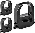 3Pack Amaon PIX and TCX Time Clocks Ribbon，Replacement Ribbon Fits Amano PIX 10/15/20/21/25/35/28/55/75/95/200/3000/4000 and TCX 11/21/22/35/45/85/88/90(Black Ink)