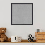 Amanti Art Black Framed Magnetic Board 17x17 Small Vision Board for use with Magnets, 100% Metal Sheet to Display Items as Office Decor or for Home Organization in mudroom, Kitchen or Kids Room
