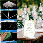 Laerjin Acrylic Sign Holder 8.5 x 11 - 16 Pack Clear Slanted L-Shaped Display Stand, Flyer & Menu Frame, Side Loading Paper Signage Holder - Office, Restaurant, Trade Show Use