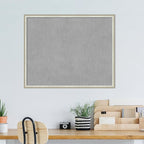 Amanti Art Silver Framed Magnetic Board 34x42 X-Large Vision Board for use with Magnets, 100% Metal Sheet to Display Items as Office Decor or for Home Organization in mudroom, Kitchen or Kids Room
