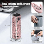 walrfid Graffiti Computer Screen Cleaner, Car Screen Cleaner Spray and Wipe, Electronic Cleaning Spray for Laptop iPad, iPhone, MacBook, TV, Monitor, Tablet Display, with Black Case - Pink