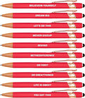 CRME 10pcs Funny Nurse Pens Set Engraving unusual Inspirational Quotes Pens Nice Pen Body has Rubber Coating Comfortable to Hold for Daily and Office Use Inspirational Gifts for Women