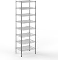 Regal Altair 18" Deep x 24" Wide x 74" Height Wire Shelving Kit | 8-Tier | NSF Commercial Storage Rack Unit