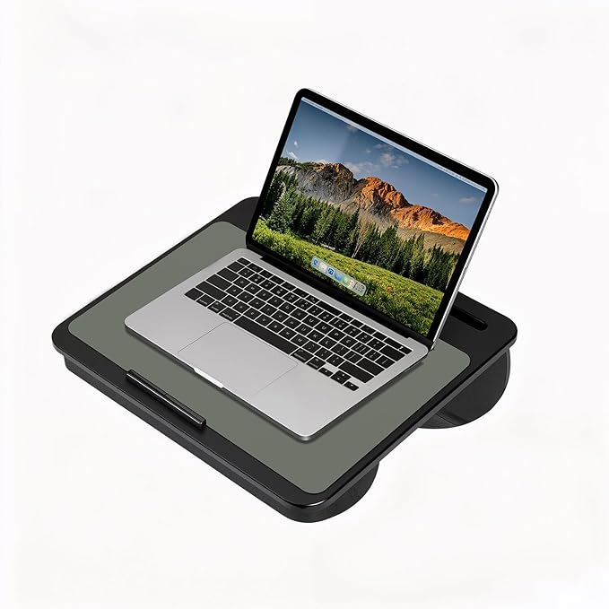 Jotsome Leather Desk Pad Mat, Non-Slip Desk Blotter Pad - Desk Protector for Office, Home, Lap Desk, Laptop, and Desktop, Gift for The Holidays (Sage, 17" x 12")