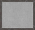 Amanti Art Grey Framed Magnetic Board 23x27 Medium Vision Board for use with Magnets, 100% Metal Sheet to Display Items as Office Decor or for Home Organization in mudroom, Kitchen or Kids Room