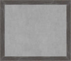 Amanti Art Grey Framed Magnetic Board 23x27 Medium Vision Board for use with Magnets, 100% Metal Sheet to Display Items as Office Decor or for Home Organization in mudroom, Kitchen or Kids Room