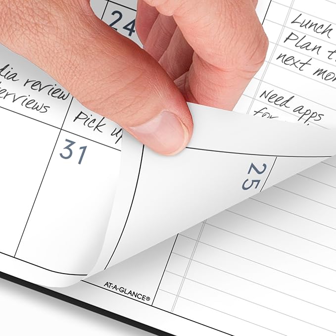 AT-A-GLANCE 2026 Planner, Monthly, 9" x 11", Large, Contemporary Lite, Black (7026XL0526)