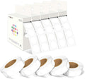 PARLAIM 3/4 Inch Roll Color Coding Labels,10000 per 10 Rolls Round Permanent Adhesive Color Coding Circle Dot Stickers for Office Home (White)