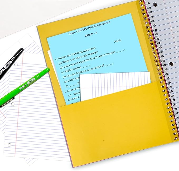 Rosmonde 720 Packs (Pallet) 5 Subject Notebooks, Spiral Notebook Bulk, College Ruled,Pallet of Notebooks,150 Sheets (300 pages), 8 x 10-1/2", Bulk Spiral Notebooks for School & Office,4-7 Days Transit