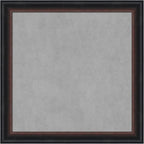 Amanti Art Black Framed Magnetic Board 14x14 X-Small Vision Board for use with Magnets, 100% Metal Sheet to Display Items as Office Decor or for Home Organization in mudroom, Kitchen or Kids Room