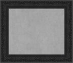 Amanti Art Black Framed Magnetic Board 27x31 Medium Vision Board for use with Magnets, 100% Metal Sheet to Display Items as Office Decor or for Home Organization in mudroom, Kitchen or Kids Room