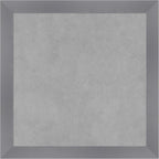 Amanti Art Grey Framed Magnetic Board 18x18 Small Vision Board for use with Magnets, 100% Metal Sheet to Display Items as Office Decor or for Home Organization in mudroom, Kitchen or Kids Room