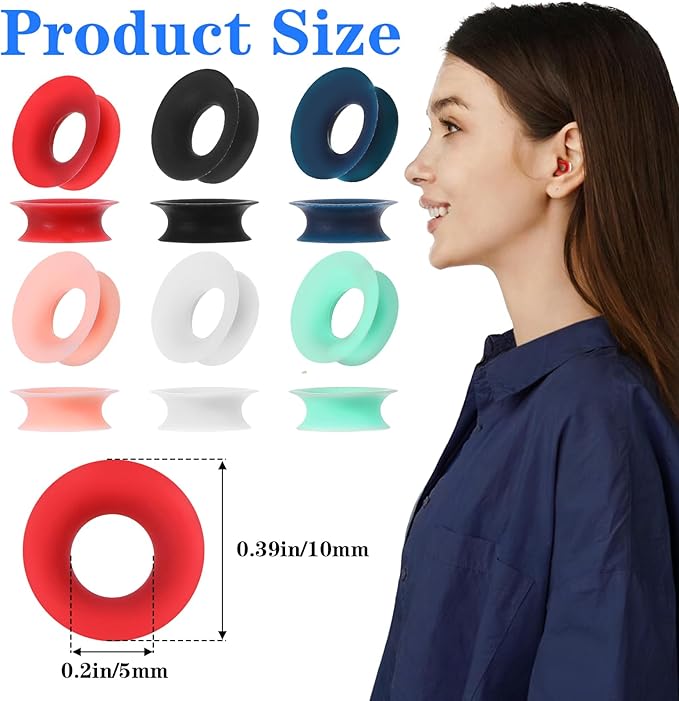 12pcs Earplugs Mute Style Pack for Loop Earplugs Quiet Ear Plugs Accessories for Extra 5 Db Noise Reduction Earplug Quiet for Journey Home Office Earplug for Engage Experience Noise Cancelling