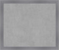 Amanti Art Grey Framed Magnetic Board 22x26 Medium Vision Board for use with Magnets, 100% Metal Sheet to Display Items as Office Decor or for Home Organization in mudroom, Kitchen or Kids Room