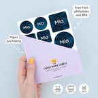 Large Name Labels for Kids (33) - Custom Stickers for Daycare and School Supplies - Durable, Waterproof Stickers for Water Bottles, Lunch Boxes, and More with Unique Designs - Galaxy