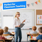 Nortix Flip Chart Paper, Sticky Easel Pads, Chart Paper for Teachers,Super Adhesive & Bleed-Resistant, Large Self-Stick Easel Paper for Classroom/Office, 20 x 23 inch, 30 Sheets/Pad, 3 Pads