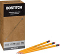 Bostitch Office Premium #2 Pencils, American Cedar Wood, Pre-Sharpened, HB Graphite, 144-Pack