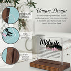 Midwife Appreciation Gift Desk Sign for Birth Support Nurse, Thank You Plaque for Midwives, Office Decor for Women’s Health Heroes, Empathy and Empowerment Gift PA061