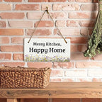 Signs ByLITA Wildflower Meadow Personalized Hanging Wall or Door Sign (5 x 10") | Custom Signage for Your Home & Business